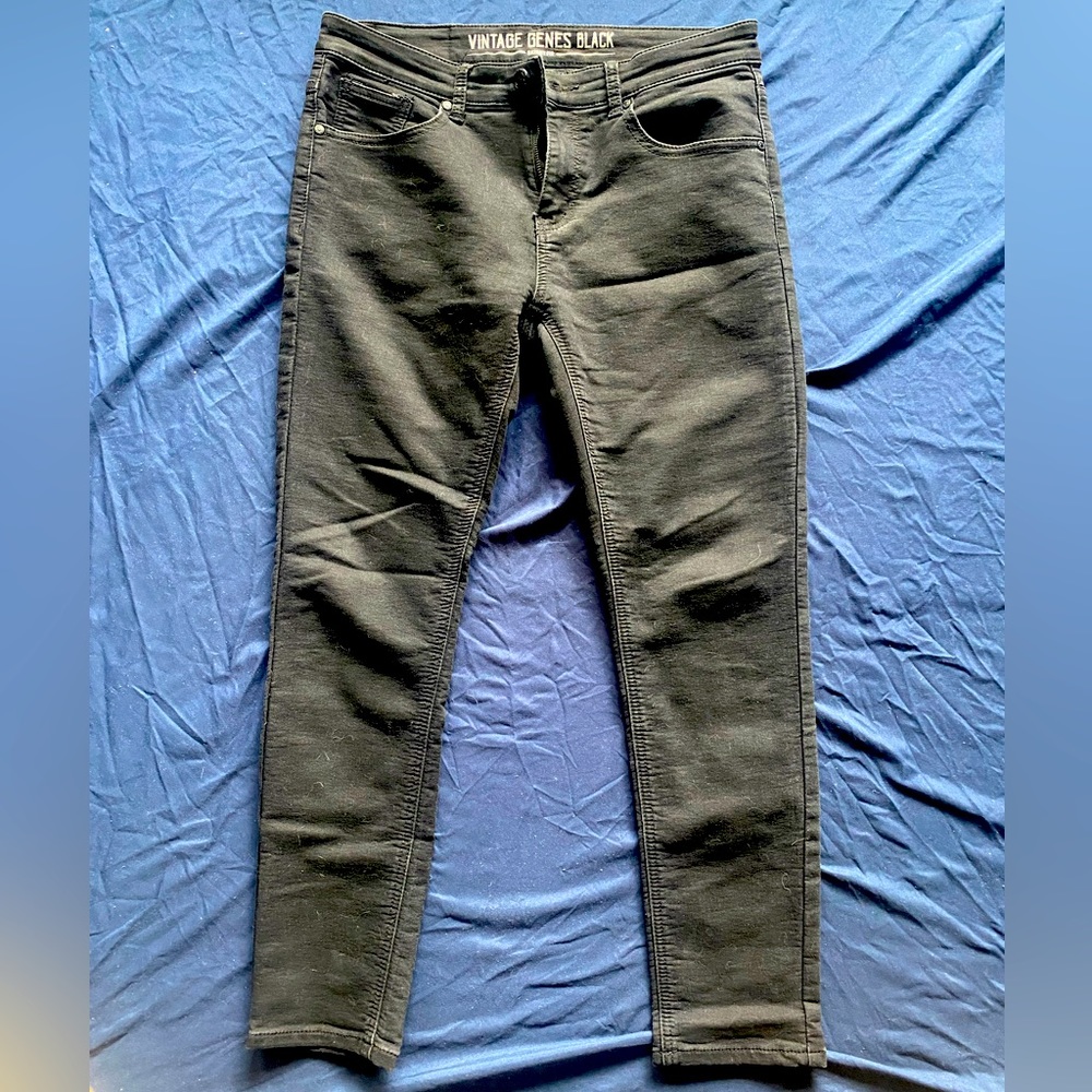 Vintage Genes Black (VGB) 32x30 Skinny Fit Black Jeans